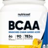 Nutricost BCAA Powder (Pineapple, 90 Servings) - Optimal 2:1:1 Ratio