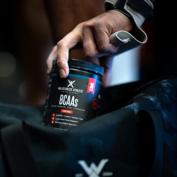 Wilderness Athlete - BCAAs - Branched Chain Amino Acids Powder - Essential Amino Acids Supplement for Men & Women - BCAA Supplement with Optimal Amino Acid Complex (Blood Orange)