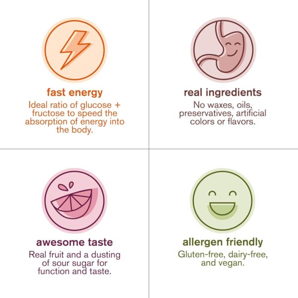 Skratch Labs Energy Chews | Gummies for Running, Cycling, and Sports Preformance | Gel Alternative | Variety Pack (10 Pack) | Gluten Free, Vegan