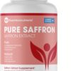 Saffron Supplements - 100% Pure Saffron Extract Capsules - Boost Energy & Mood, Support Eye & Heart Health