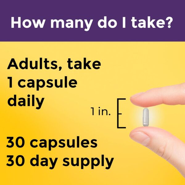 Nature Made Probiotic Capsules 1 Billion CFU from Live Cultures, Probiotics for Women and Men for Immune & Digestive Support, 30 Capsules, 30 Day Supply