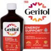 Geritol Liquid Vitamin and Iron Supplement, Energy Support, Contains High Potency B-Vitamins and Iron, Pleasant Tasting, Easy to Swallow, No Artificial Sweeteners, Non-GMO, 12 Oz