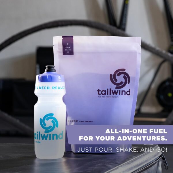 Tailwind Nutrition Endurance Fuel, Sports Drink Powder Mix with Electrolytes, Non-GMO, Free of Soy, Dairy, and Gluten, Vegan Friendly, Naked Unflavored, 30 Servings