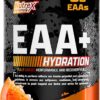 Nutrex Research EAA Hydration | EAAs + BCAAs Powder | Muscle Recovery, Strength, Muscle Building, Endurance | 8G Essential Amino Acids + Electrolytes | Blood Orange Flavor 30 Serving