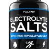 Polyfit Electrolyte Salts - 100 Salt Pills - NSF Certified - Electrolytes Replacement Salt Tablets for Runners - Supplement for Rapid Hydration, Recovery, and Endurance