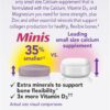 Caltrate Minis 600 Plus D3 Plus Minerals Calcium and Vitamin D Supplement Tablets, Bone Health and Mineral Supplement for Adults - 150 Count