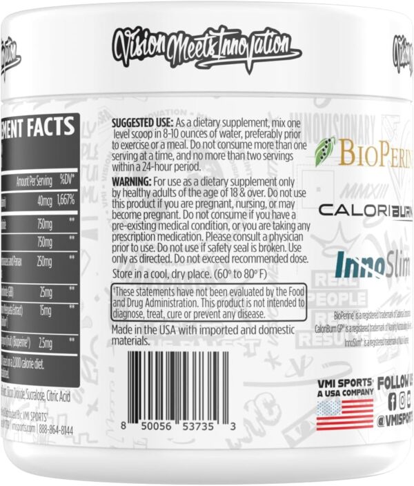 Heat L-Carnitine Powder Enhanced Thermogenic | 1500 mg L-Carnitine | Maximum Absorption Formula | Great Taste for Men & Women | 30 Servings (30 Serving, Gummy Bear)