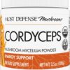 Host Defense Cordyceps Powder - Immune & Energy Support Supplement - Kidney Health Supplement with Cordyceps Mushrooms - Fitness Support Supplement to Aid Oxygen Uptake - 3.5 oz (66 Servings)