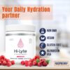 Hi-Lyte Raspberry Electrolyte Powder, Daily Hydration Supplement Drink Mix, 90 Servings | Sugar-Free, 0 Calories, 0 Carbs | No Maltodextrin. Gluten-Free | Supports Keto | Light Refreshing Flavor