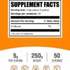 BulkSupplements.com D-Ribose Powder - D-Ribose Supplement, for Energy Support - Unflavored & Gluten Free, 5g per Serving, 250g (8.8 oz) (Pack of 1)