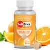 SaltStick Electrolyte FastChews - 60 Orange Chewable Electrolyte Tablets - Salt Tablets for Runners, Sports Nutrition, Electrolyte Chews - 60 Count Bottle