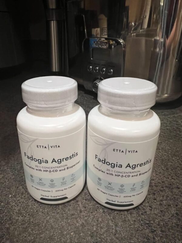 Organic Fadogia Agrestis 600mg for Natural Test Support (2X More Pure - 3X More Absorbent) Athlete Approved - Supports Muscle Growth & Recovery, Healthy Energy Levels, Drive, Stamina & Mood - 60ct