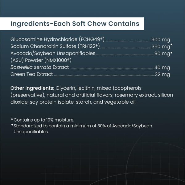 Nutramax Laboratories Dasuquin Joint Health Supplement for Large Dogs - With Glucosamine, Chondroitin, ASU, Boswellia Serrata Extract, and Green Tea Extract, 84 Soft Chews, DASL84SC
