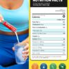 Juicy Splash 30 Packs Sugar Free Electrolytes Powder w/Natural Flavor, Liquid Daily IV Recharge+Tech. Mix 5 Electrolyte for Balance, Raw Seasalt Hydration Packets for GF, Vegan, Non-GMO, Keto