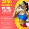 Juicy Splash 30 Packs Sugar Free Electrolytes Powder w/Natural Flavor, Liquid Daily IV Recharge+Tech. Mix 5 Electrolyte for Balance, Raw Seasalt Hydration Packets for GF, Vegan, Non-GMO, Keto