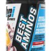 BPI Sports Best Aminos - BCAA Powder Post Workout & Glutamine Recovery Drink with Branched Chain Amino Acids for Hydration & Recovery, for Men & Women - Fruit Punch - 25 Servings