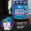 BPI Sports Best BCAA Shredded Caffeine-Free Thermogenic Recovery Formula BCAA Powder Lean Muscle Building Accelerated Recovery - Hydration - Blue Raspberry- 25 Servings - 9.7 Ounce