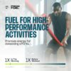 Frog Fuel Ultra Pre Workout Shot & Energy Gel with 1500mg Beta Alanine, Electrolytes 8g Protein Nano-Hydrolyzed Grass Fed Collagen, 10g Carbs, Gluten Free, Fat Free, Berry, 1.2 oz Packets, 24 Pack