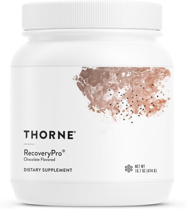 THORNE RecoveryPro - Whey Protein Muscle Recovery Supplement - Support Nutrition, Workout Performance & Sleep* - NSF Certified for Sport - 12 Servings - 16.7 Oz