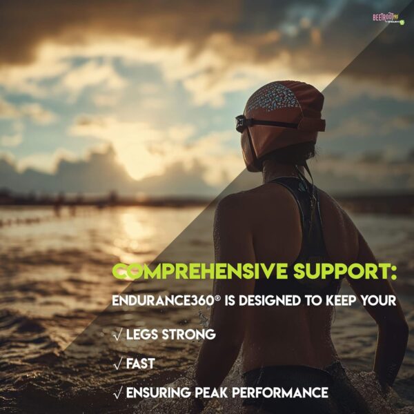 Complete with Electrolytes, Creatine and Beta Alanine - Fast Legs & Stamina, Leg Cramp Prevention, Oxygen Delivery with Rhodiola, Muscle Recovery, VO2 Max Boost, Lactic Acid Buffer