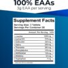 Ultimate 100% Essential Amino Acid Supplement - 150 Easy-to-Swallow, 1g Coated Tablets - All 9 EAA with 40% Leucine in Optimized BCAA Ratio - Increase Energy, Lean Muscle & Recovery - Keto & Vegan