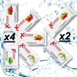Electrolytes Powder Potassium Supplement - 2000 mg K+, >2X More Than Coconut Water | Cramp Relief and Prevention | Hydration Powder Packets