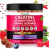 Creatine Monohydrate Gummies for Men & Women – 5000mg per Serving Creatine Supplement with Beta-Alanine, L-Citrulline & B12 – Supports Strength, Energy, and Recovery – 75 Vegan Gummies. Sugar-Free