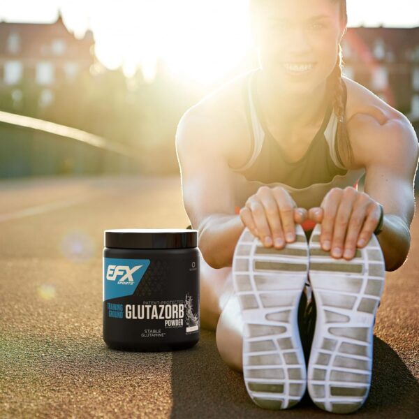 EFX Sports Training Ground Glutazorb Powder | Highly Concentrated, pH Correct Glutamine Supplement | Digestion & Immune Support | 140 Servings (Unflavored)