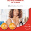 Geritol Liquid Vitamin and Iron Supplement, Energy Support, Contains High Potency B-Vitamins and Iron, Pleasant Tasting, Easy to Swallow, No Artificial Sweeteners, Non-GMO, 12 Oz