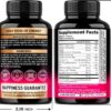 Vitamin B Complex for Men & Women - Made in USA - B-Complex: B1, B2, B3, B5, B6, B7, B8, B9, B12 with Vitamin C, Choline, Inositol - Energy, Brain & Heart Support Supplement, 60 Vegan Capsules
