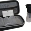 Powdered Supplement Case (Gray) - Portable Protein Powder Supplement Container - BPA Free