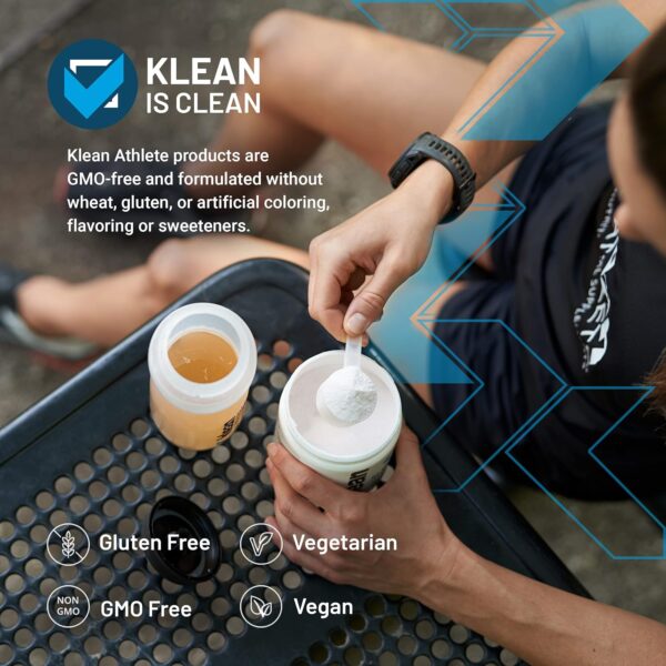 Klean ATHLETE Klean Hydration | Electrolyte Replacement Formula to Hydrate, Maintain Electrolyte Balance, and Rehydrate During Physical Activity | 12.6 Ounces | Natural Orange Flavor