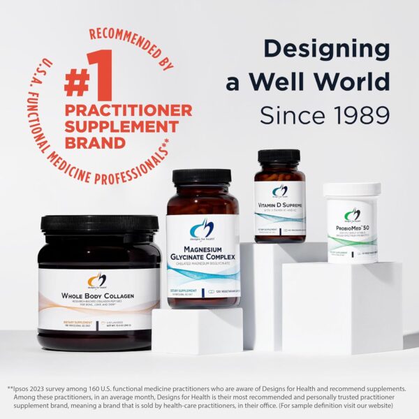 Designs for Health Amino Acid Synergy - Vegetarian Essential Amino Acids Supplement with BCAAs, Alpha-Ketoglutarate, Methionine + B6 (P-5-P) - Support for Athletes + Muscles (120 Capsules)