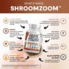 Clean Nutraceuticals Lions Mane 20in1 Mushroom Supplement with Turkey Tail Reishi Cordyceps Chaga Maitake Meshima Poria Cocos Shiitake Oyster Porcini Enoki - Pack