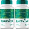 Puravive Capsules, Official Puravive Supplement Pills - Maximum Strength, All Natural Keto Capsule to Sustain Active Lifestyle & Fitness Goals, Pura Vive Detox & Cleanse Pills Reviews (2 Pack)