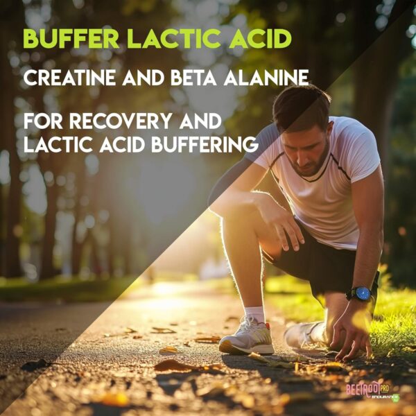 Complete with Electrolytes, Creatine and Beta Alanine - Fast Legs & Stamina, Leg Cramp Prevention, Oxygen Delivery with Rhodiola, Muscle Recovery, VO2 Max Boost, Lactic Acid Buffer