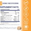 SaltStick Electrolyte FastChews - 60 Orange Chewable Electrolyte Tablets - Salt Tablets for Runners, Sports Nutrition, Electrolyte Chews - 60 Count Bottle