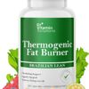 DR VITAMIN SOLUTIONS Thermogenic Fat Burner for Women and Men - Appetite Suppressant for Weight Loss - Includes Green Tea Extracts for Bloat Relief - Metabolism Booster - 30 Weight Loss Pills