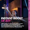 Creatine for Women Athletes, Burn Fat, Pre-Workout, Fitness, Instant Energy, Muscle Tone, Aerobics, Endurance, Cycling, Running & Stamina. Muscle Without Bulk, Amino Acids, Vitamins. Cherry
