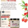 Garden of Life Organics Ashwagandha Stress, Mood & Energy Support Supplement with Probiotics & Ginger Root for Digestion - Vegan, Gluten Free, Non GMO – 2 Month Supply, 60 Tablets