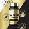 Carlyle Taurine Supplement | 2000mg | 60 Caplets | Vegetarian, Non-GMO, and Gluten Free | Advanced Athlete Formula