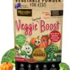Vegetable Powder for Kids Veggie Boost Probiotics fibers Super Greens Pea Protein Nutritious Supplement Savoury Flavored 8.82oz(250g)