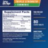 Osteo Bi-Flex Triple Strength Glucosamine with Turmeric, Joint Health Supplement, Coated Tablets, Original Version, 80 Count