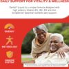 Geritol Liquid Vitamin and Iron Supplement, Energy Support, Contains High Potency B-Vitamins and Iron, Pleasant Tasting, Easy to Swallow, No Artificial Sweeteners, Non-GMO, 12 Oz