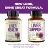 Liver Cleanse Detox & Repair Milk Thistle Supplement - Herbal Liver Support - Choline, Artichoke Extract & Chicory. Dandelion Root Supplement to Support Digestion & Promote Cellular Repair. 60 Caps