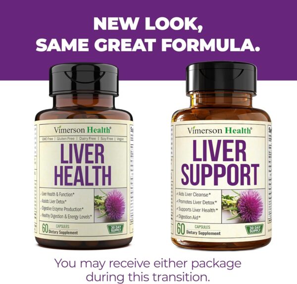 Liver Cleanse Detox & Repair Milk Thistle Supplement - Herbal Liver Support - Choline, Artichoke Extract & Chicory. Dandelion Root Supplement to Support Digestion & Promote Cellular Repair. 60 Caps