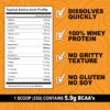 It's Just! - 100% Whey Protein Concentrate, Made in USA, rBGH/RBST Hormone Free, Premium WPC-80, No Added Flavors or Artificial Sweeteners (3 Pound, Unflavored)