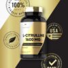 Carlyle L Citrulline Supplement | 1600mg | 200 Powder Capsules | for Men and Women | Advanced Athlete Formula | Non-GMO & Gluten Free