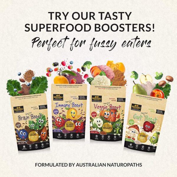 Vegetable Powder for Kids Veggie Boost Probiotics fibers Super Greens Pea Protein Nutritious Supplement Savoury Flavored 8.82oz(250g)