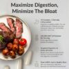 BIOptimizers MassZymes Digestive Enzymes Supplement – Max Nutrient Absorption, Boost Energy, Reduce Bloating – Health Vegan Dairy-Free – Muscle Recovery, Gut Health & Clarity - 100,000 Units 30 Caps
